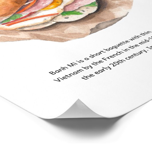 Banh Mi Poster (Hoek)