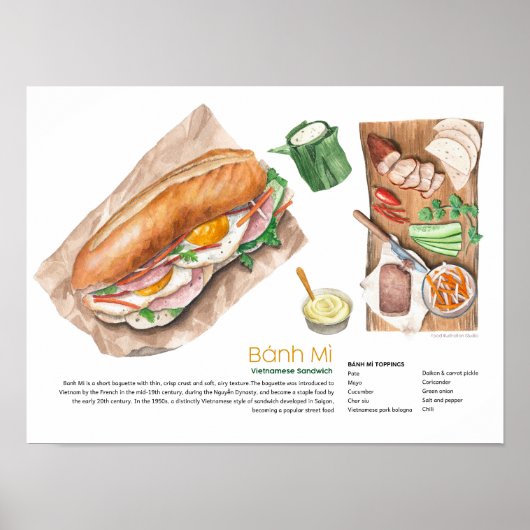 Banh Mi Poster (Voorkant)