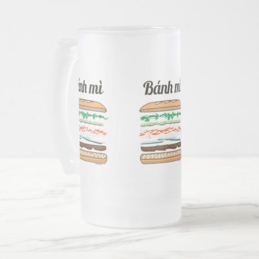 Banh Mi Vietnamese baguette van het Matglas Bierpul (Voorkant links)