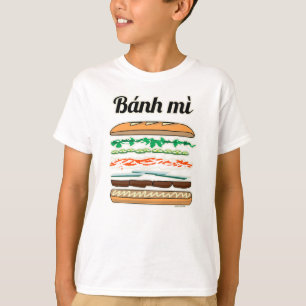 Banh Mi Vietnamese baguette van het T-shirt