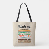 Banh Mi Vietnamese baguette van het Tote Bag (Achterkant)