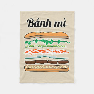 Banh Mi Vietwich, Frans brood Fleece Deken
