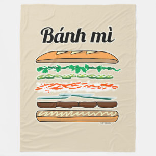 Banh Mi Vietwich, Frans brood Fleece Deken