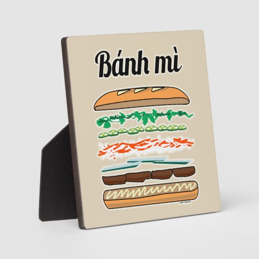 Banh Mi Vietwich, Frans brood Fotoplaat (Voorkant)