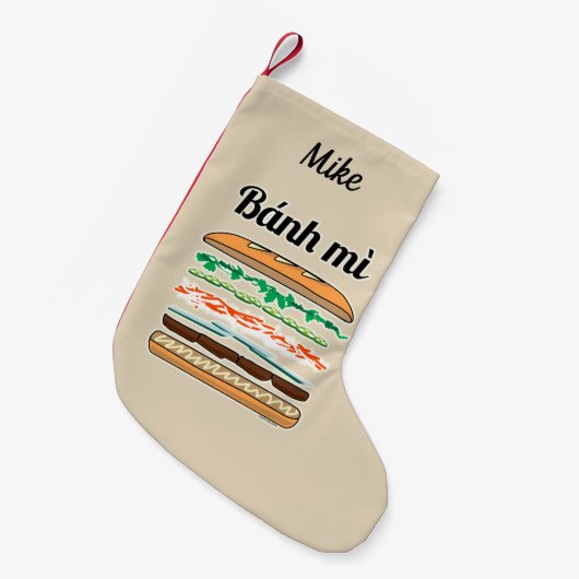 Banh Mi Vietwich, Frans brood Kleine Kerstsok (Voorkant (Hangend))