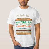 Banh Mi Vietwich, Frans brood T-shirt (Voorkant)