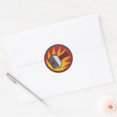 Banhammer Ronde Sticker (Envelop)