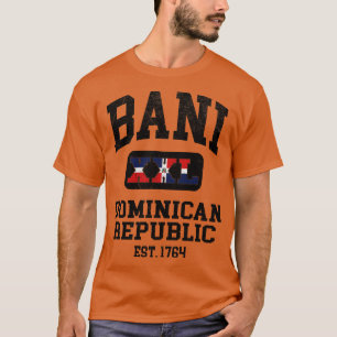 Bani Dominicaanse Republiek XXL Atletisch ontwerp T-shirt