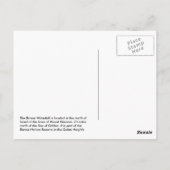 Banias Waterfall en Psalm 104:13 Briefkaart (Achterkant)