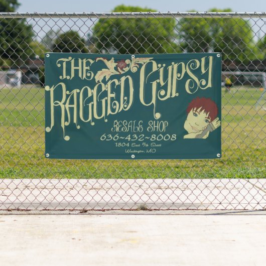 banier met lompen spandoek (Insitu)