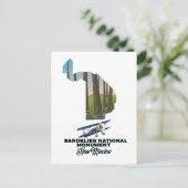 banier nationaal monument briefkaart (Staand voorkant)
