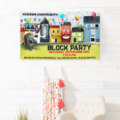 Banier voor groep blokkeerfeestje spandoek (Insitu)