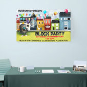 Banier voor groep blokkeerfeestje spandoek (Beurs)