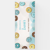 Banier "Welkom" voor 1e Verjaardag. Spandoek (Verticaal)