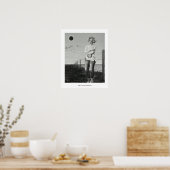 Banished-houtskooltekening door Rachel Dolezal Poster (Keuken)