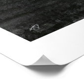 Banished-houtskooltekening door Rachel Dolezal Poster (Hoek)