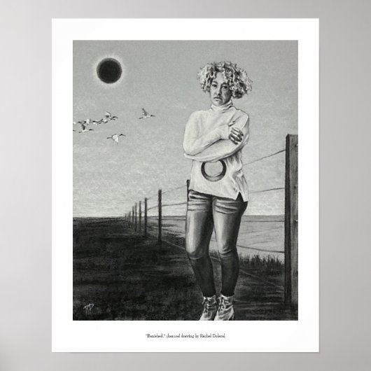 Banished-houtskooltekening door Rachel Dolezal Poster (Voorkant)