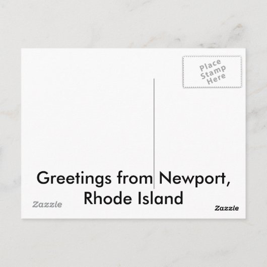 Banisters wharf briefkaart (Achterkant)