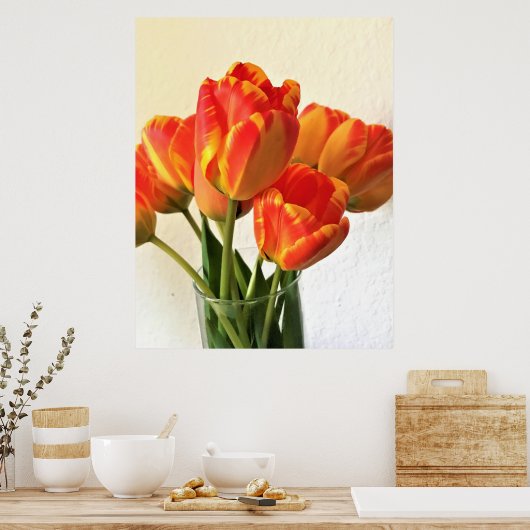 Banja Luka Tulips Poster (Keuken)