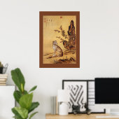 Banjinbiao 斑 彪 ~Greyhound ~ Giuseppe Castiglione Poster (Thuiskantoor)