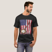 Banjo American Flag T-shirt (Voorkant volledig)