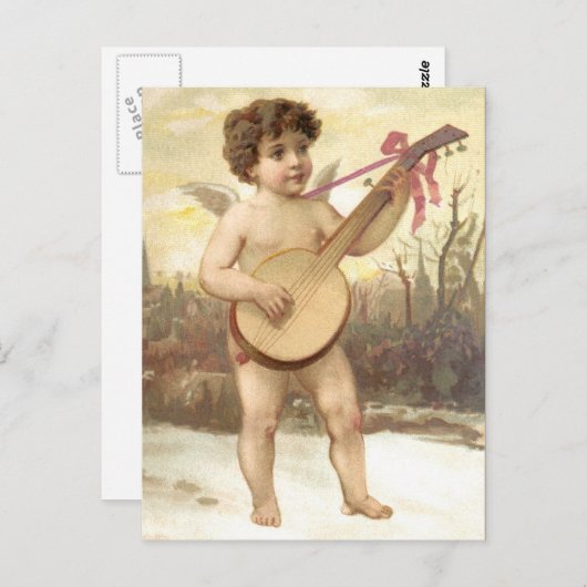 Banjo Angel Briefkaart (Voorkant / Achterkant)