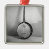 Banjo B&W Metalen Ornament (Voorkant)