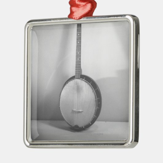 Banjo B&W Metalen Ornament (Links)