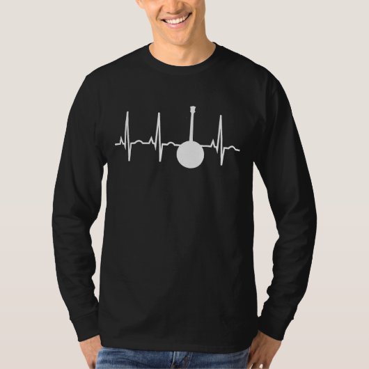 Banjo Banjo Heartbeat voor Mannen Kinder T-shirt (Voorkant)