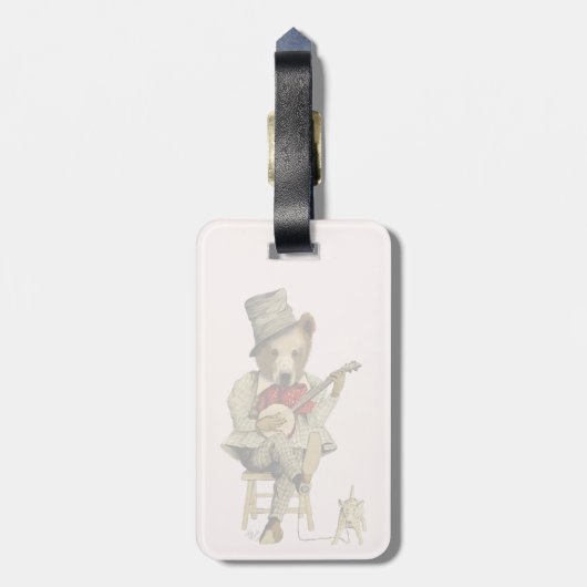 Banjo Beer 3 Bagagelabel (Achterkant verticaal)