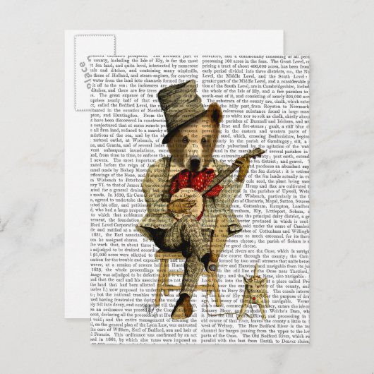 Banjo Beer Briefkaart (Voorkant / Achterkant)