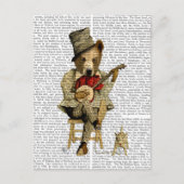 Banjo Beer Briefkaart (Voorkant)