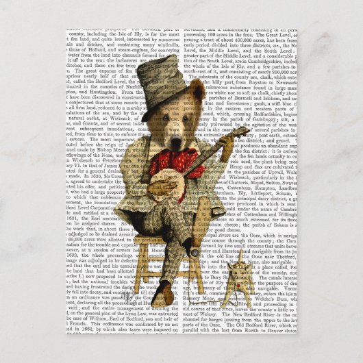 Banjo Beer Briefkaart (Voorkant)