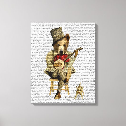 Banjo Beer Canvas Afdruk (Voorkant)
