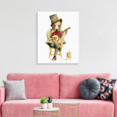 Banjo Beer Canvas Afdruk (Insitu (Woonkamer))