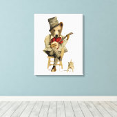 Banjo Beer Canvas Afdruk (Insitu (Houten vloer))