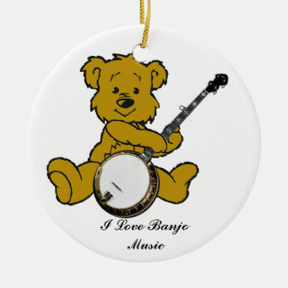 BANJO BEER-ORNAMENT KERAMISCH ORNAMENT