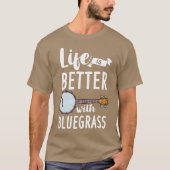 Banjo Bluegrass Gift Music Guitar friends T-shirt (Voorkant)