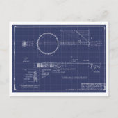  Banjo Blueprints Briefkaart (Voorkant)
