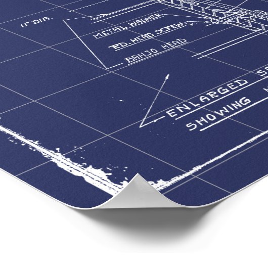  Banjo Blueprints Poster (Hoek)