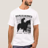 Banjo Bones Americana Done Dark T-Shirt (Voorkant)