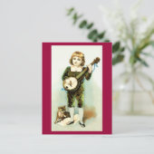 Banjo Boy Briefkaart (Staand voorkant)