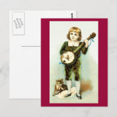 Banjo Boy Briefkaart (Voorkant / Achterkant)