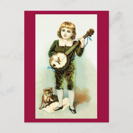 Banjo Boy Briefkaart (Voorkant)