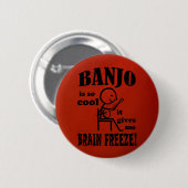 Banjo, Brain Freeze Ronde Button 5,7 Cm (Voorkant /achterkant)