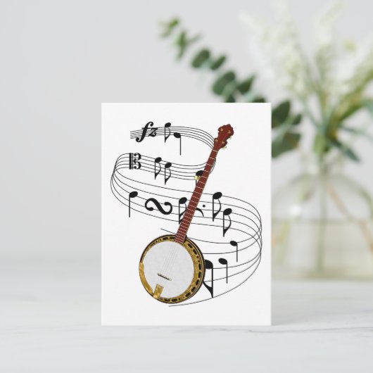 Banjo Briefkaart (Staand voorkant)