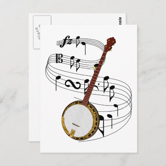 Banjo Briefkaart (Voorkant / Achterkant)