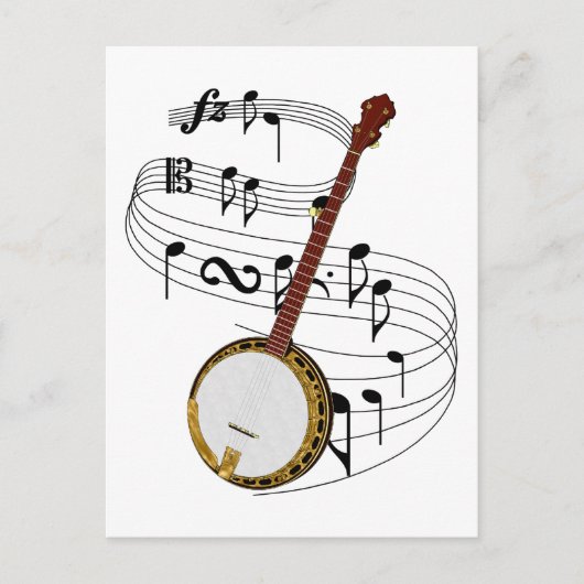 Banjo Briefkaart (Voorkant)
