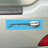 Banjo Bumpersticker (Op auto)