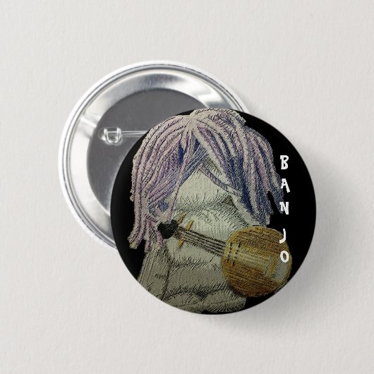 BANJO BUTTON (Voorkant /achterkant)